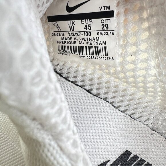 Nike Air Presto Essential Men Size 11 848187-100 Triple White Training Shoes - Picture 15 of 16